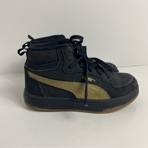PUMAS SHOES YOUTH 13C‎ PUMA CAVEN 2.0 MID NBK PS BLK 395581